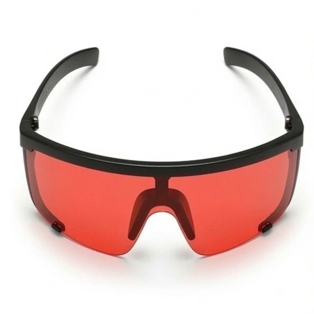 Black Red Shield Visor Sunglasses Oversized Flat Top Futuristic Women Shades New